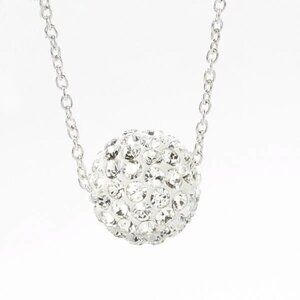 Touchstone Crystal by Swarovski Birthstone Necklace | April | NIB | Clear